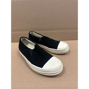 Rick‎ Owens Drkshdw SS25 Hollywood Boat Slip-On Sneakers Black Womens Size 39 EU